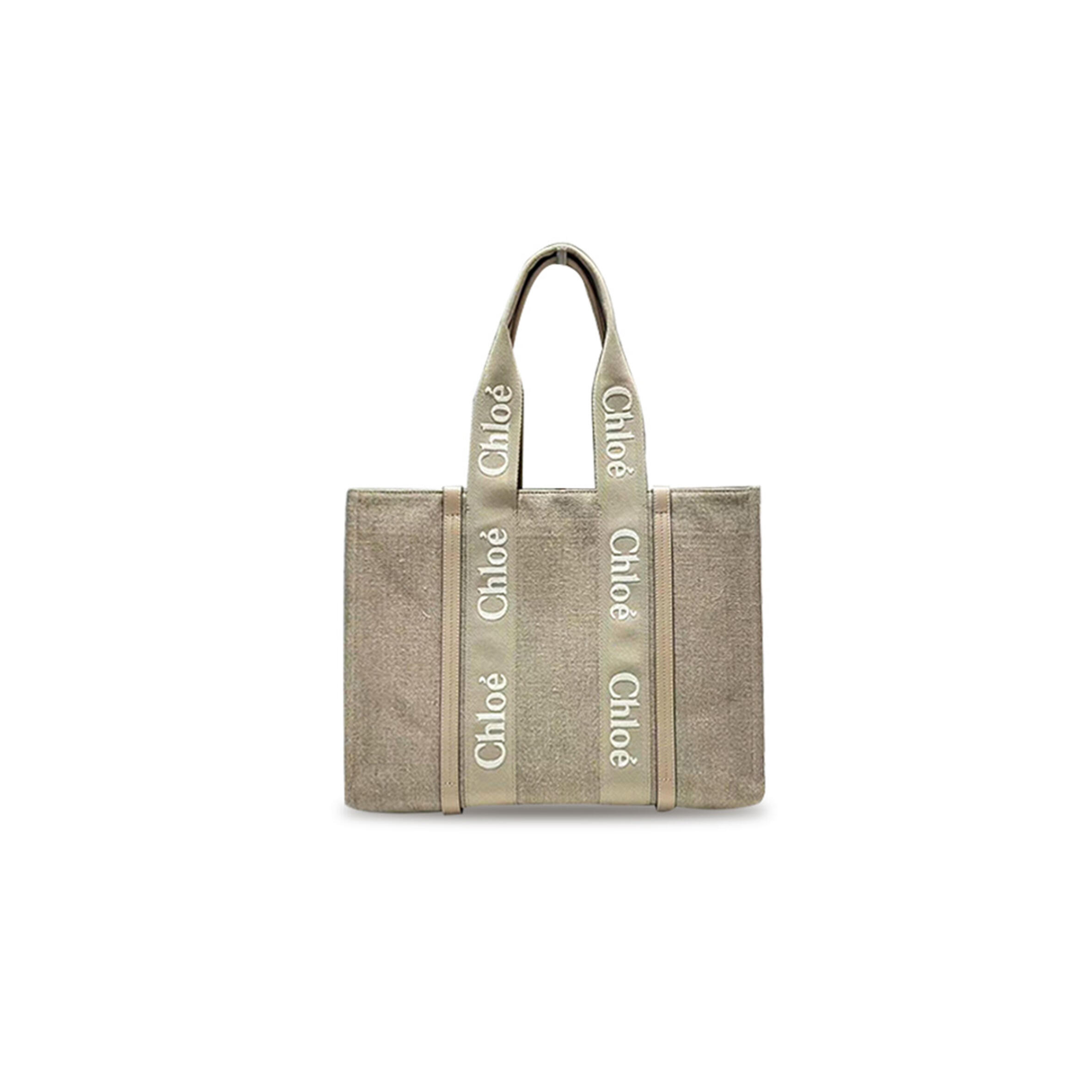 Ch10É large woody tote bag (45*33*13cm)